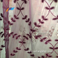 Textile Factory Embroidered Fabric Window Voile Curtain